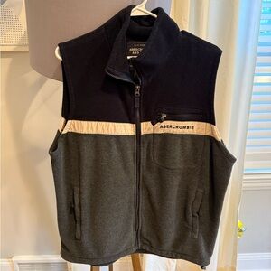 Vintage 1996 Abercrombie and Fitch Fleece Vest Size Small